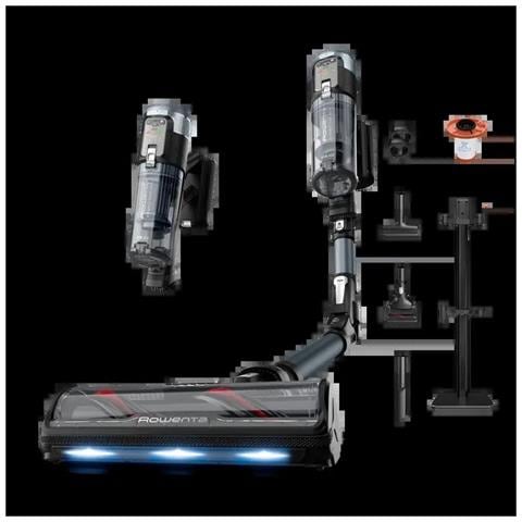 X-Force Flex 16.60 RH9C71E0 scopa elettrica Aspirapolvere a bastone 2 in 1 Batteria Secco Senza sacchetto Nero, Blu - Foto 1