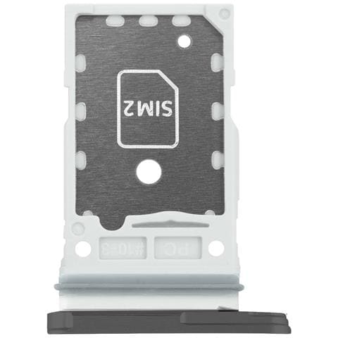 Vano Scheda Dual Nano Sim Per Galaxy S23 E S23 Plus Pezzo Originale, Argento - Foto 2