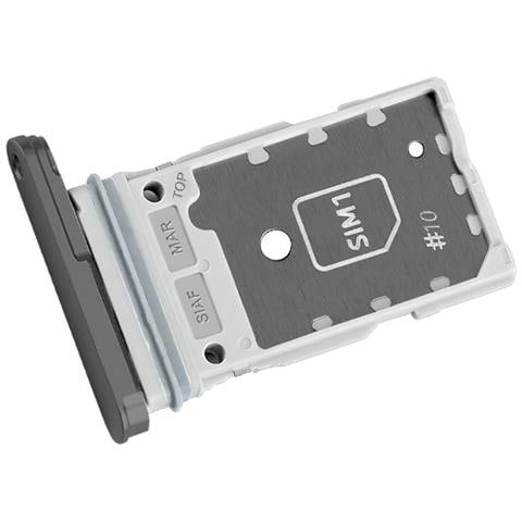 Vano Scheda Dual Nano Sim Per Galaxy S23 E S23 Plus Pezzo Originale, Argento - Foto 1