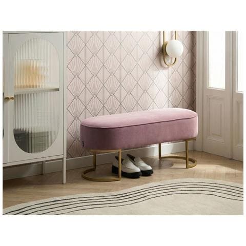 Panchina Milry Velluto Rosa - Foto 1