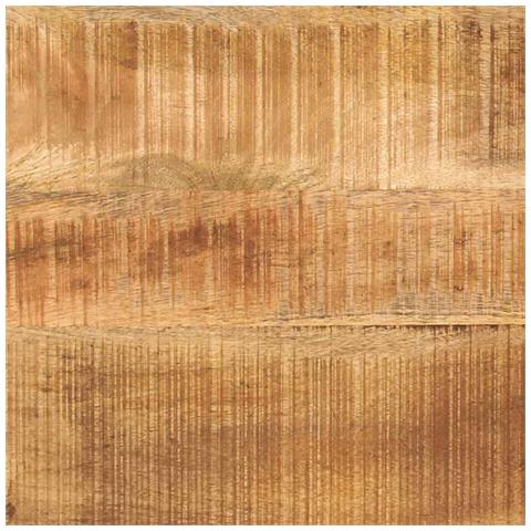 Tavolino da salotto Marrone e Nero Legno di mango massello - Foto 9