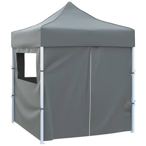 Tenda Party Antracite 200 x 200 x 315 cm Tessuto Oxford - Foto 2