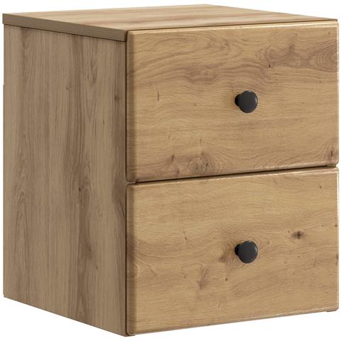 Mobiletto da notte a muro Rovere Artigianale 34,5 x 33 x 40 cm - Foto 1