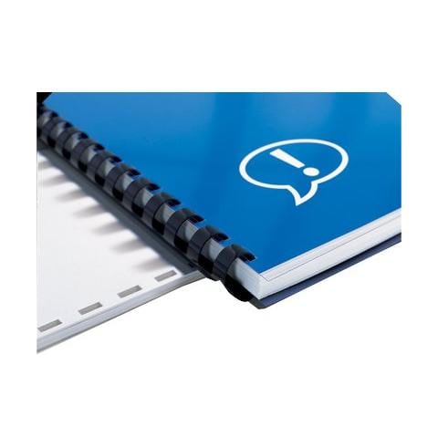 Dorsi plastici a 21 anelli GBC - 6 mm - 25 fogli - bianco - 4020635 (conf. 25) - Foto 1