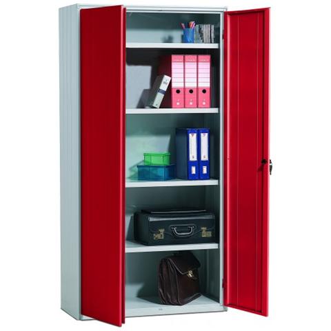 Armadio a Piani Con Ante a Battente cm 90x45x200h - Monoblocco - Foto 1