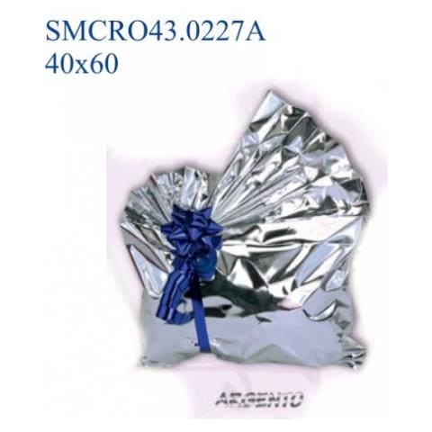 Sacchetti Metallizzati T. u. 40x60 Argento X25 - Foto 1