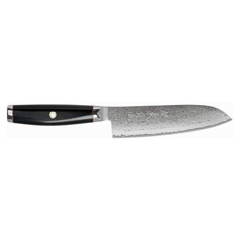 Super Gou Ypsilon Coltello Da Cucina Damascato Strati 193 Santoku Cm. 16,5 - Foto 1