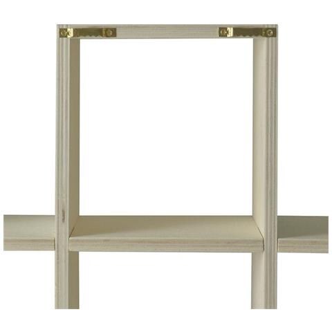 Mensola In Legno Da Personalizzare - 2 Livelli - 53 X 53 X 12 Cm - Foto 4