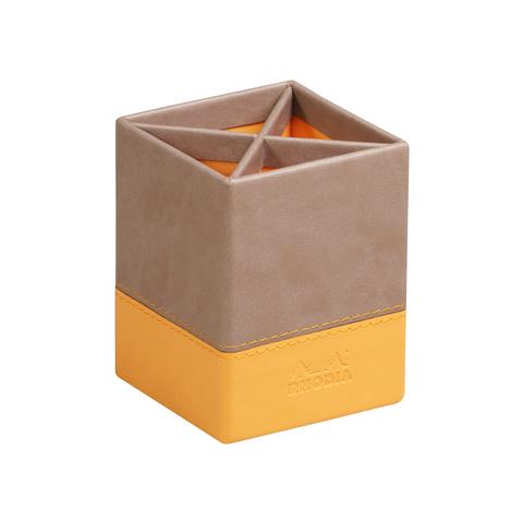 Portapenne Scrivania 8x8x11 Tortora - Foto 1
