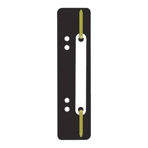 Pressini Fermafogli Adesivi 34x150 Mm Nero Conf. Da 25 - 2012500810 (conf. 2)  - Foto 1