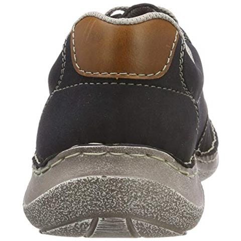 03.030-14, Scarpe Uomo Stringate Derby, Blu (pacific / Amaretto 14), 42 Ue - Foto 4