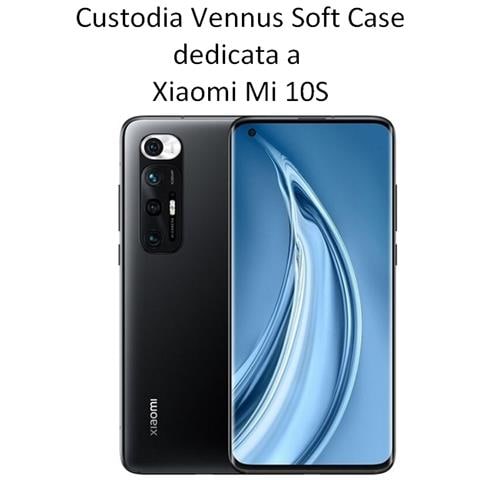 Custodia Tpu Silicone Lite Cover Soft-case Per Xiaomi Mi 10s Navy - Foto 2