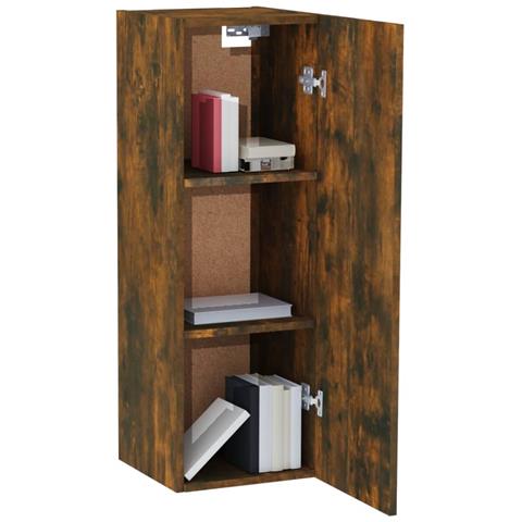 Mobile Tv Rovere Fumo 30,5x30x90 Cm In Legno Ingegnerizzato - Foto 8