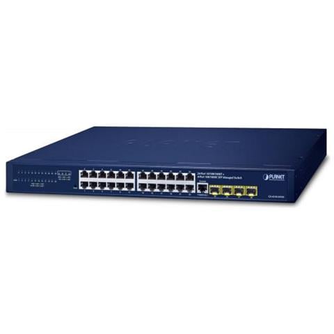IPv4/IPv6, 24-Port Gestito L2/L4 Gigabit Ethernet (10/100/1000) 1U Blu - Foto 1