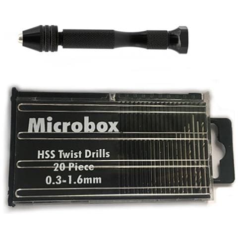 Trapano A Mano Con 20 Punte Diverse Black - Foto 1