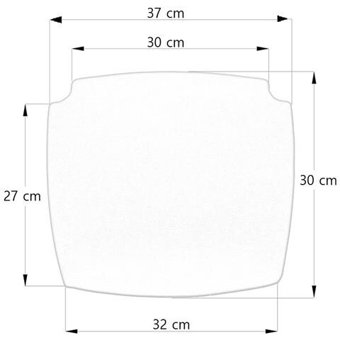 Sedile Ricambio Similpelle Beige Per Seggiolone E Sgabelli In Legno - Foto 4