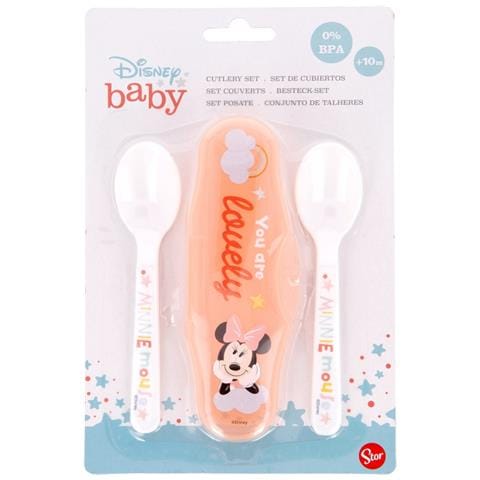 Cutlery set Set di posate per bambini Arancione, Bianco Plastica - Foto 1