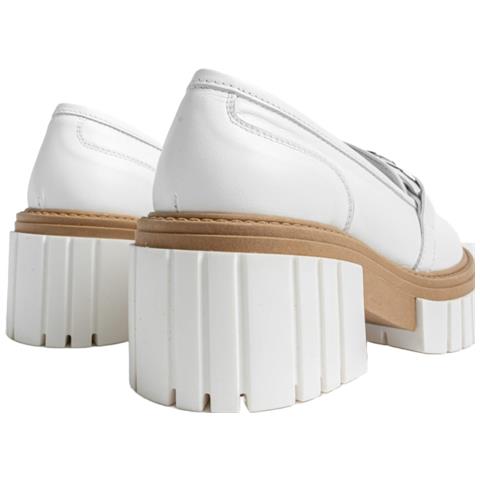 Iris Loafers Mocassino Pelle Scarpe Donna Bianco Eu 41, 59001438 Wh - Foto 3