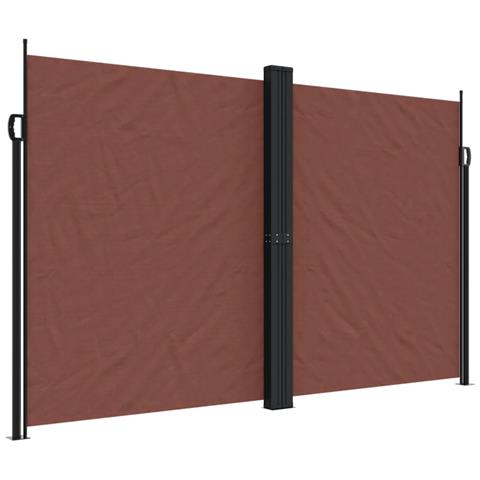 Tenda Da Sole Laterale Retrattile Marrone 200x1200 Cm - Foto 2