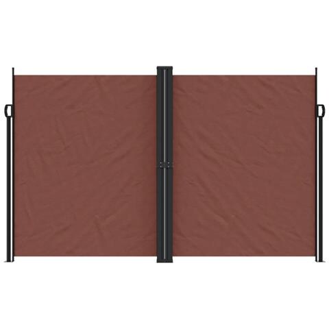 Tenda Da Sole Laterale Retrattile Marrone 200x1200 Cm - Foto 3