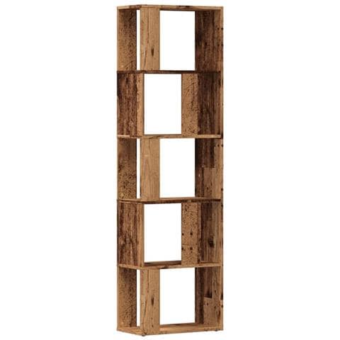 Libreria Legno Antico 45x24x159 Cm In Legno Multistrato - Foto 2