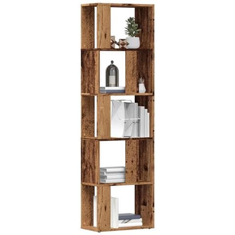 Libreria Legno Antico 45x24x159 Cm In Legno Multistrato - Foto 1