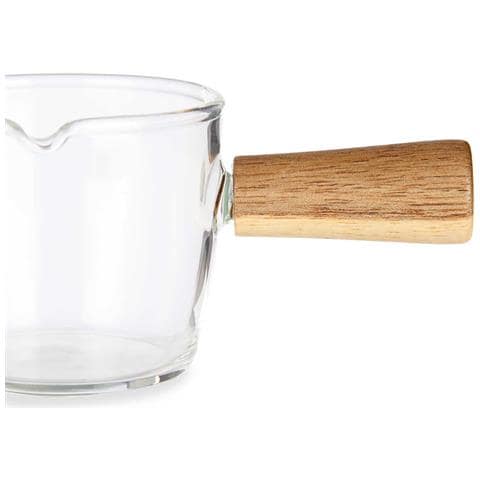 Salsa Borosilicato 100ml Manico Legno 6,5x10,5x5 Cm. Colore Trasparente - Foto 5