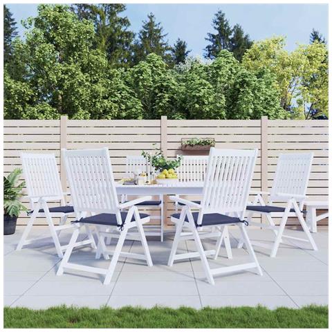 Cuscini Per Pallet 6 Pz Blu Marino 50x50x4 Cm In Tessuto Oxford - Foto 8