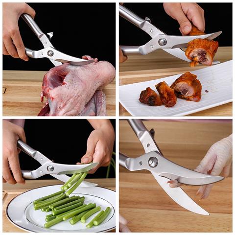Forbici Da Cucina In Acciaio Inossidabile Per Impieghi Gravosi - Foto 2
