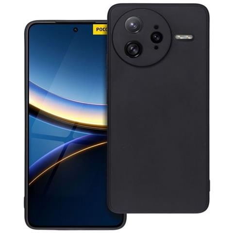 Custodia Tpu Silicone Cover Case Per Poco F7 Ultra Black - Foto 1