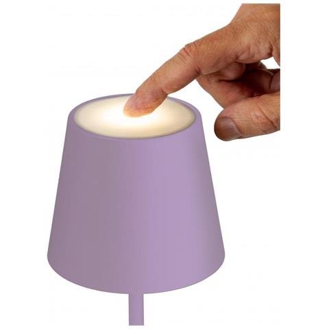 120451 LP lampada da tavolo 2 W LED F Lillà - Foto 4