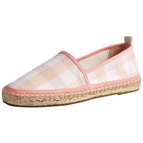 Espadrillas Da Donna In Cotone Biologico Rosa Taglia 39 - Foto 1