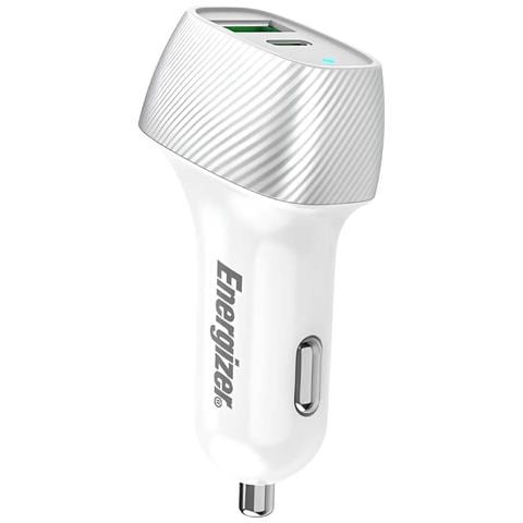 Caricatore Per Accendisigari Usb-c / Usb-a Pd 38w Qc 3.0 Modello Ultimate, Argento - Foto 2