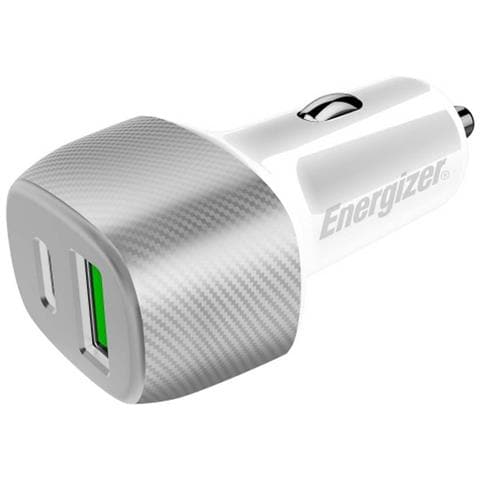Caricatore Per Accendisigari Usb-c / Usb-a Pd 38w Qc 3.0 Modello Ultimate, Argento - Foto 1