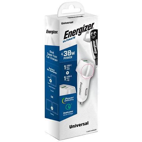 Caricatore Per Accendisigari Usb-c / Usb-a Pd 38w Qc 3.0 Modello Ultimate, Argento - Foto 5