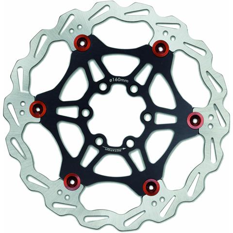 Disco Freno 160mm 6 Fori Dr-06fa Black /red - Foto 1