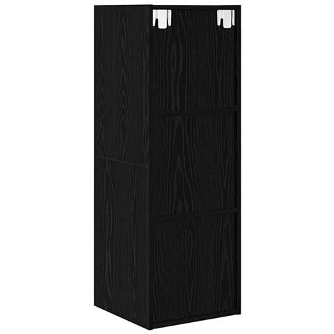 Mobile TV da Muro Rovere nero 37 x 37 x 107 cm - Foto 9