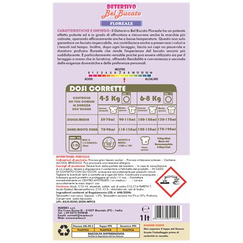 Detersivo Belbucato Floreale 1ltx6pz - Foto 2