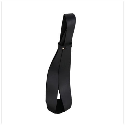 Portabottiglie In Pelle Pu - Elegante Borsa Regalo Per Champagne Black - Foto 2