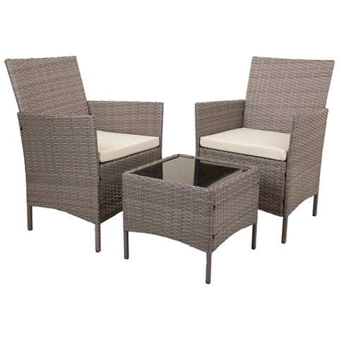 Set Tavolo Grigio E 2 Poltrone - Foto 1