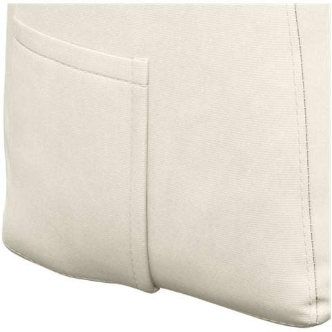 Cuscino per Schiena Crema 120 x 24 x 50 cm Velluto - Foto 9