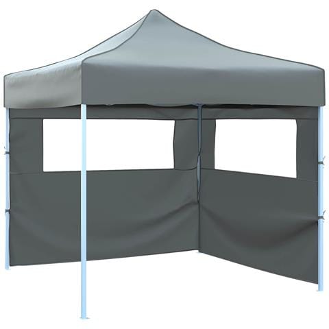 Tenda Party Antracite 291 x 291 x 315 cm Tessuto Oxford - Foto 1