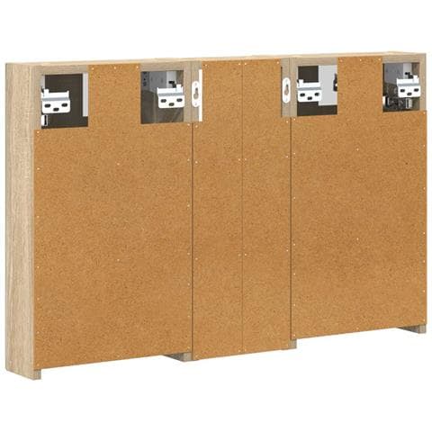Set di Armadi da Bagno con lo scaffale 3 pcs 80 x 10,5 x 50 cm - Foto 9