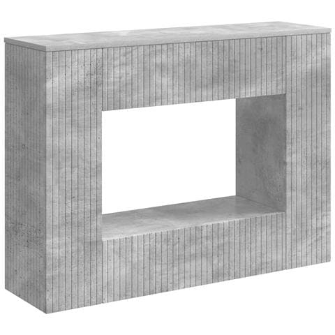 Tavolo consolle Rigato Grigio Cemento 101 x 29 x 74 cm - Foto 1