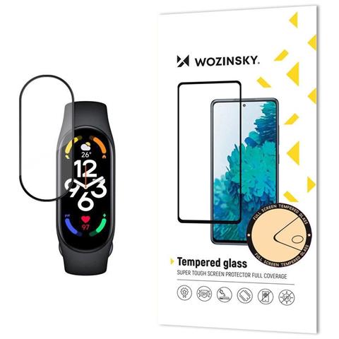 Full Glue Vetro Temperato Per Tutto Lo Schermo Con Cornice, Per Xiaomi Mi Band 8 - Nero - Foto 2