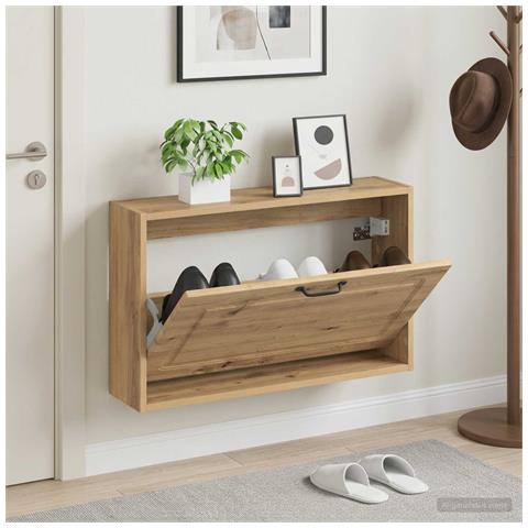 Mobiletto per Scarpe da Muro UTRECHT 71 x 17 x 43 cm - Foto 2