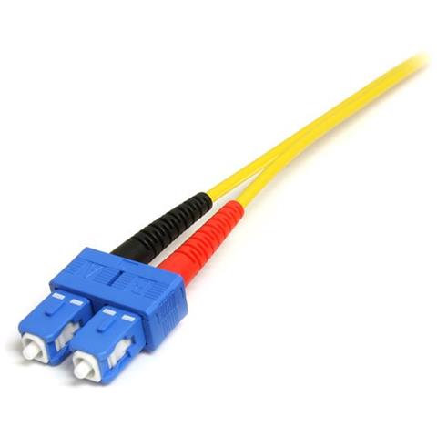 Cavo patch duplex in fibra modalità singola LC-SC - LSZH da 1 m - Foto 3