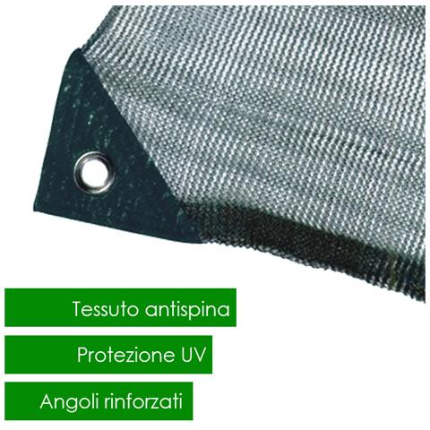 Rete 6x10 m telo antispina con angolo rinforzato ideale per raccolta olive - Foto 2
