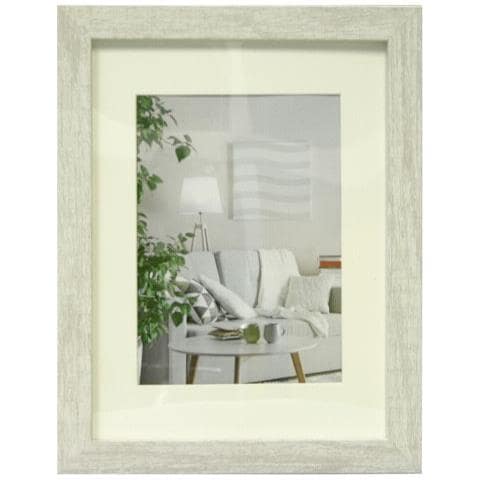 MODERN cornice bian. 15x20 legno incl. Passepartout 8105202 - Foto 1