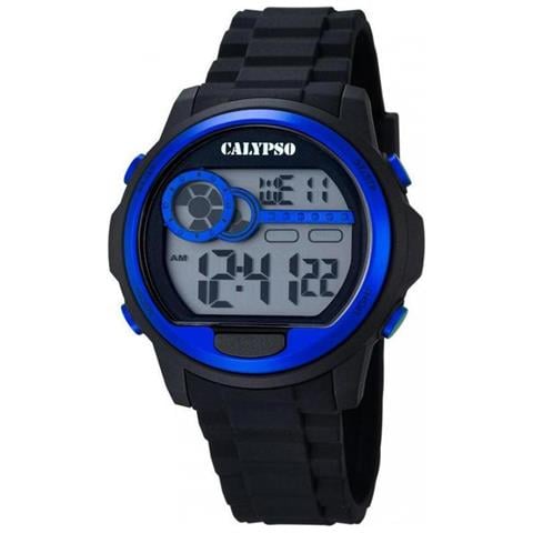 Orologio Digitale Unisex, Con Display Lcd Digitale E Cinturino In Plastica, Colore: Nero, 3 K5667 - Foto 2